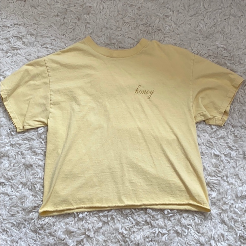 brandy melville honey shirt!